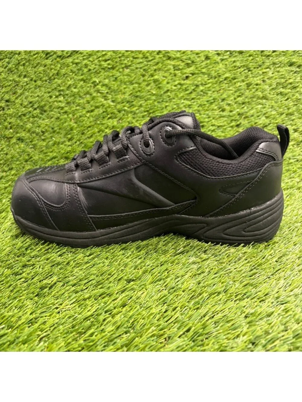 Reebok Centose Mens Size 8W Womens Size 10 Black Composite Toe Safety Work Shoes